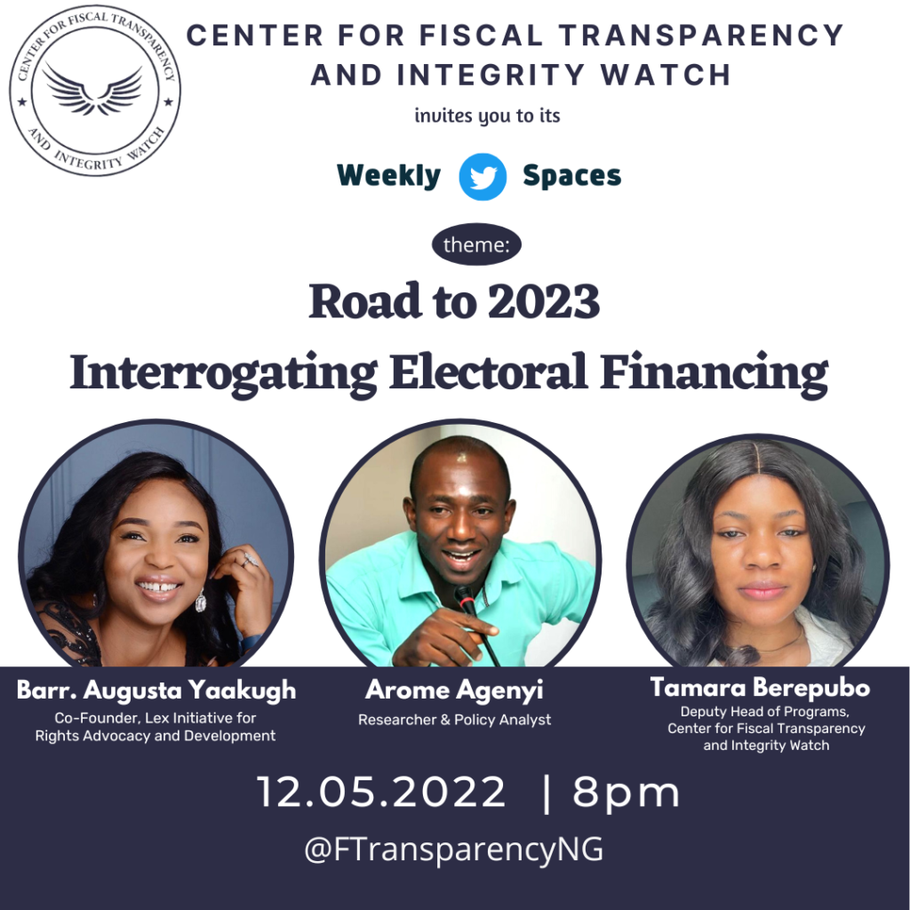Road to 2023: Interrogating Electoral Financing