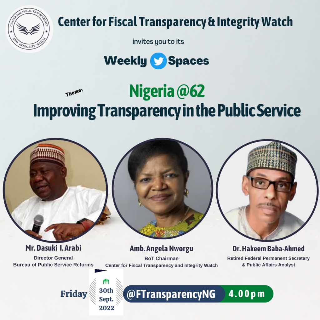 Nigeria @62: Improving Transparency in the Public Service
