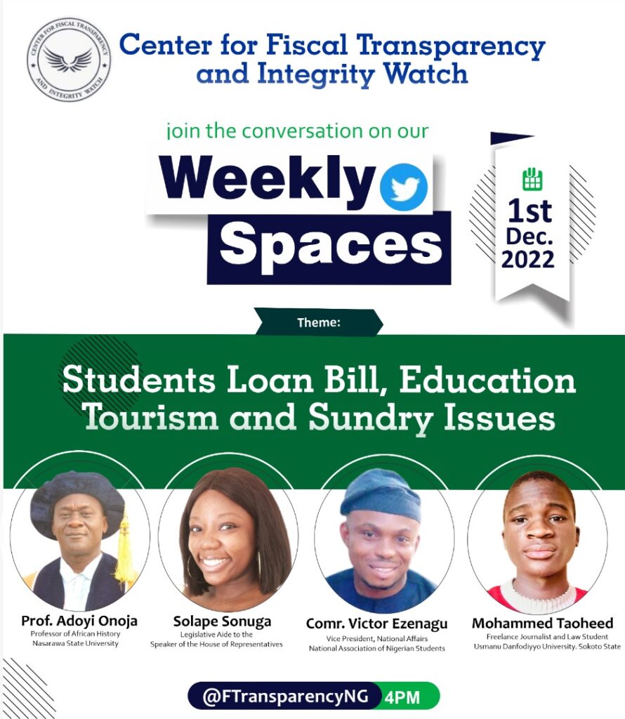 Students Loan Bill, Education Tourism and Sundry Issues