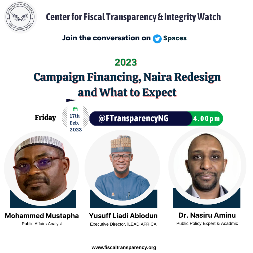 2023: Campaign Financing, Naira Redesign and What to Expect