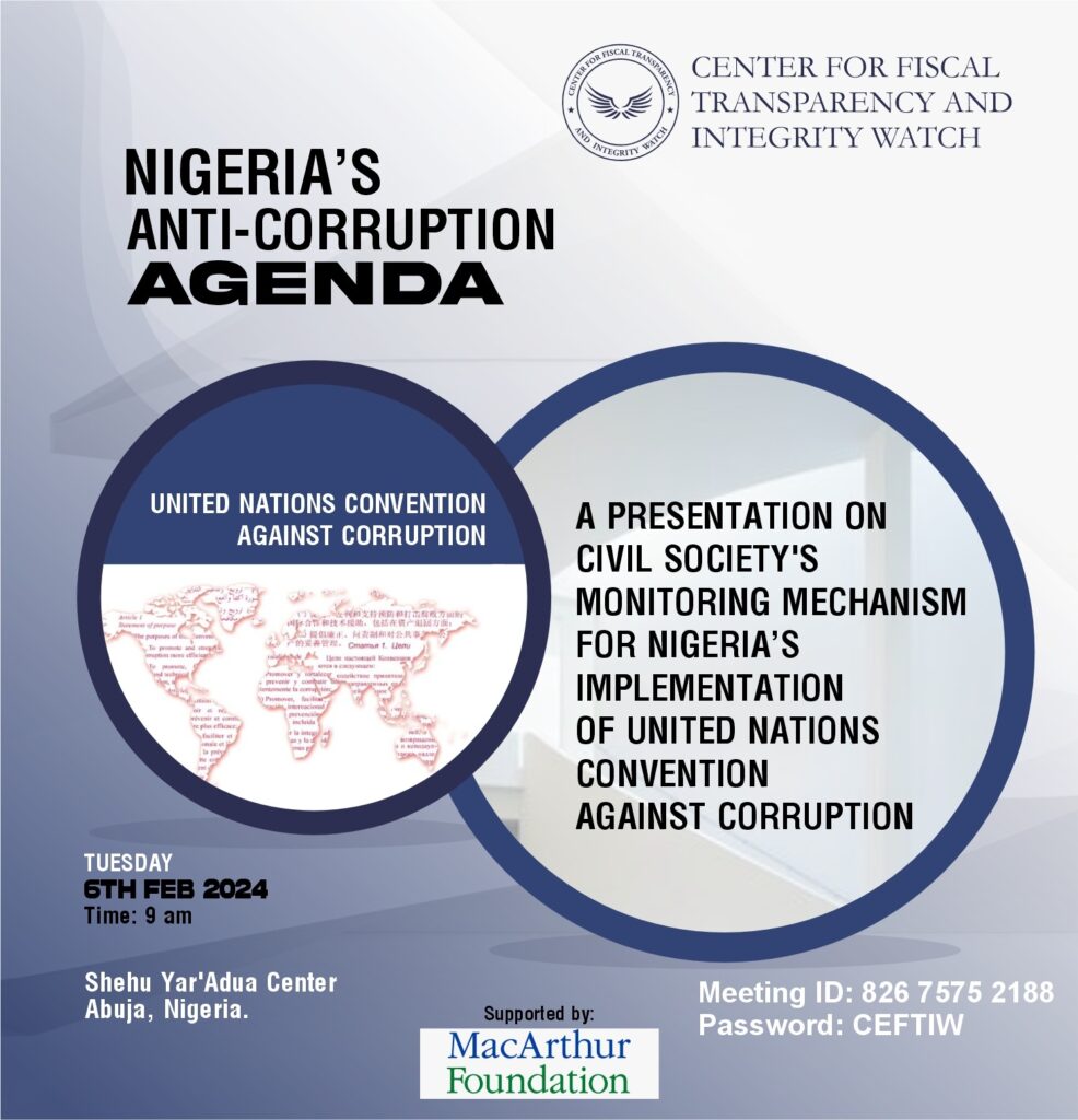 Nigeria's Anti-Corruption Agenda