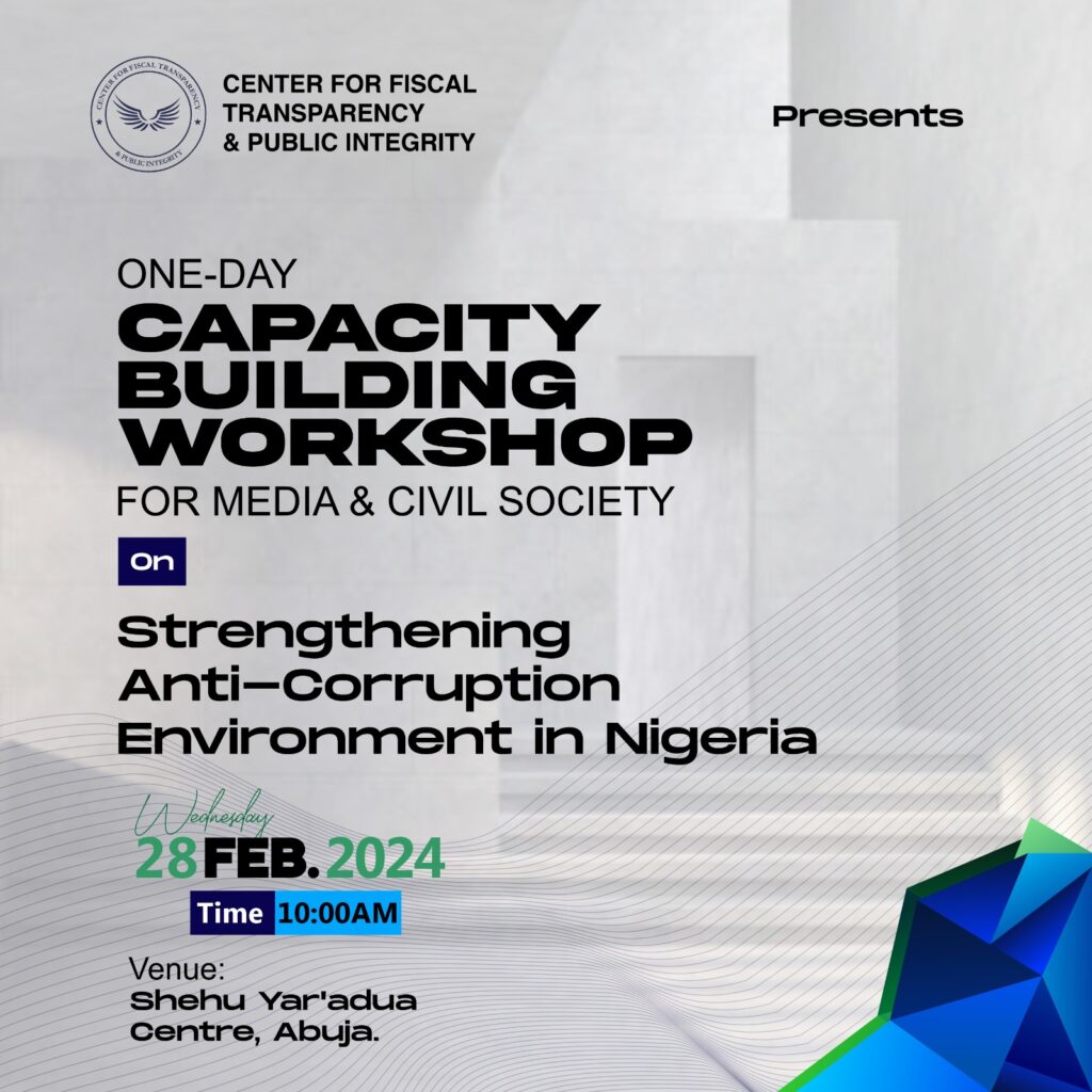 One-Day Capacity Building Workshop for Media & Civil Society
