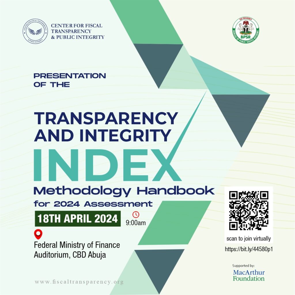 Presentation of the Transparency and Integrity Index Methodology for 2024