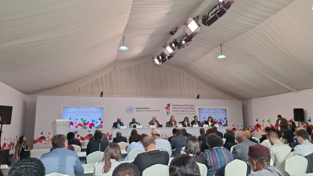 The Center participates in critical discussions on political party financing at the 11th Session of the Conference of States Parties to UNCAC (COSP11) in Doha, Qatar.