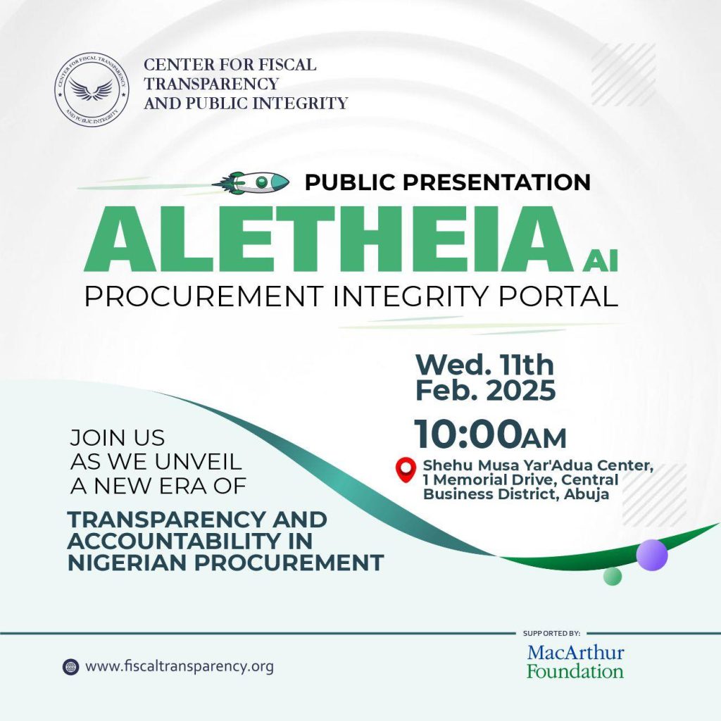 Presentation of ALETHEIA Procurement Integrity