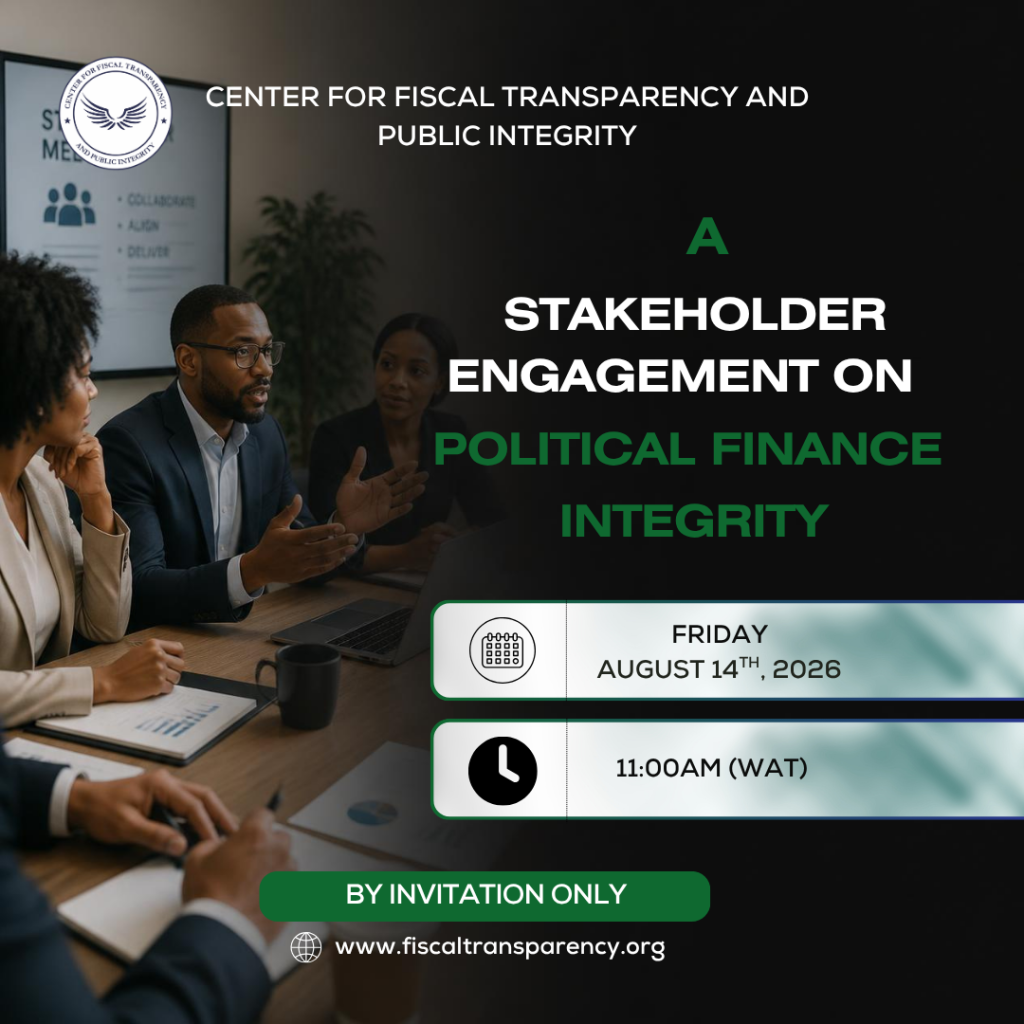 Stakeholder Engagement on Political Finance Integrity