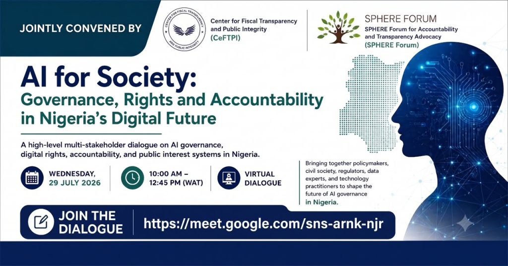 Webinar: AI for Society - Governance, Rights and Accountability in Nigeria.
